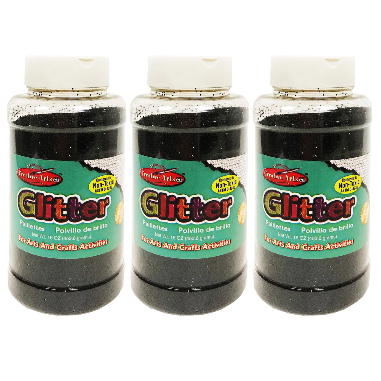 Charles Leonard Creative Arts™ 16oz. Glitter, 3ct.